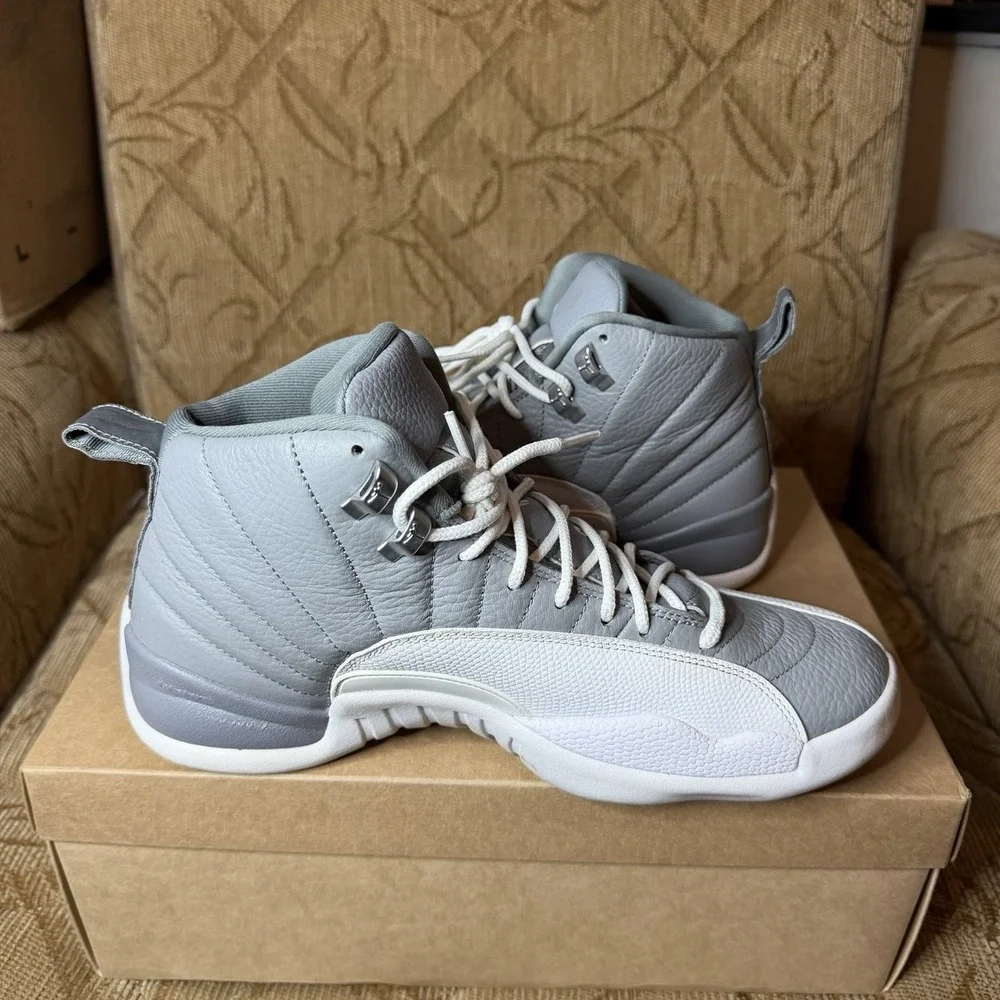 Jordan Air Jordan 12 Retro Stealth Cool Grey White CT8013-015 Men's size 10